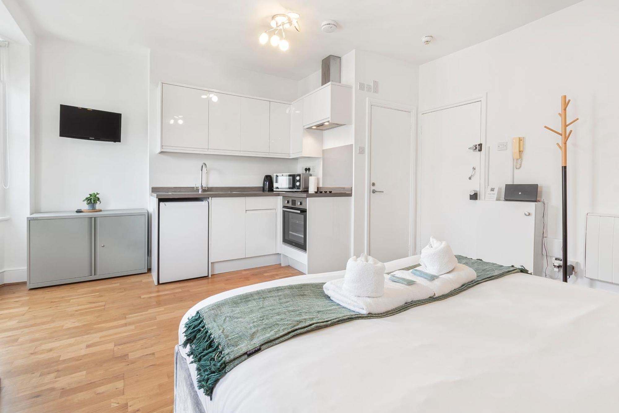 Cosy Studio Flat Moments From The Beach, Kemptown برايتون المظهر الخارجي الصورة